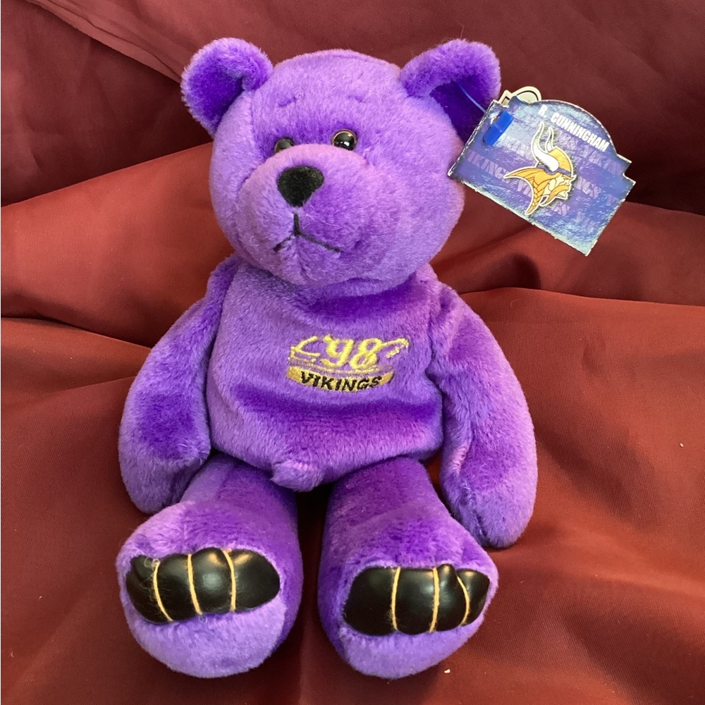 Minnesota Vikings Randall Cunningham Plush Bear